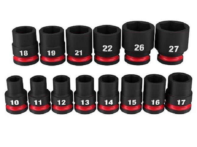Juego 14 dados impacto Shockwave 1/2″ Milwaukee 49-66-7013