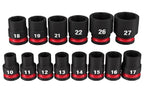 Juego 14 dados impacto Shockwave 1/2″ Milwaukee 49-66-7013