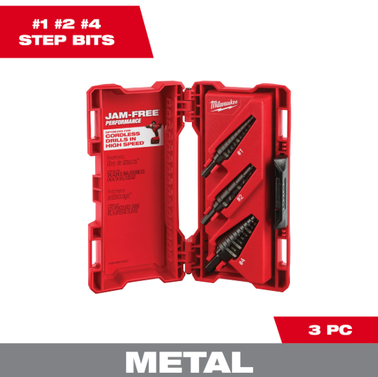 Juego de brocas escalonadas mecánicas Shockwave 48-89-9257