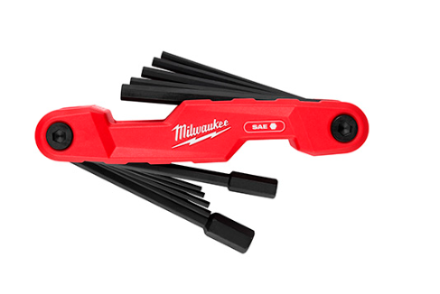 Juego 11 llaves hexagonales plegables – SAE MILWAUKEE 48-22-2180