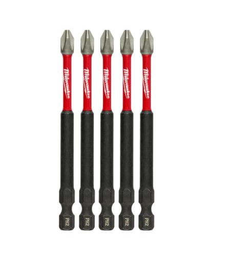 Puntas de impacto phillips n.2 de 3-1/2″ 5 unidades schockwave 48-32-4564