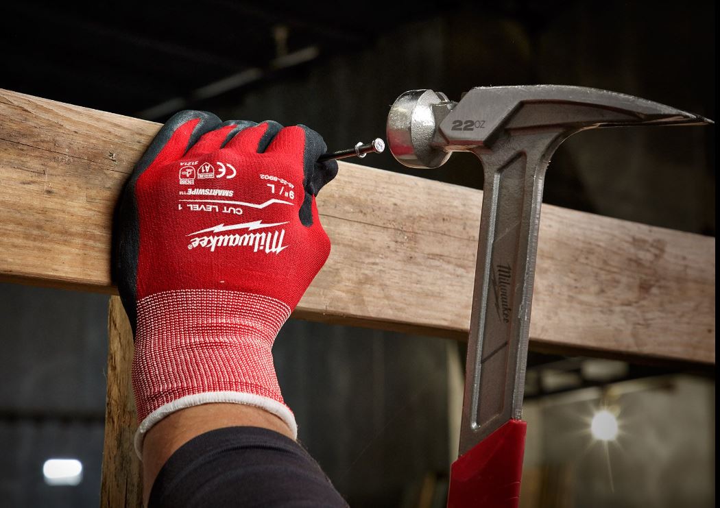 Guantes bañados en nitrilo nivel 1 talla XL Milwaukee 48-22-8903