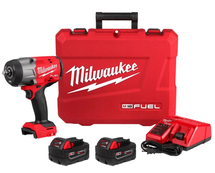 Kit Llave de impacto 1/2” M18 FUEL™ con anillo de fricción Milwaukee 2967-259