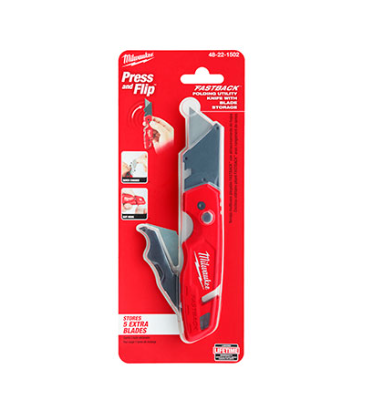 NAVAJA MULTIUSO PLEGABLE FASTBACK CON ALMACENAMIENTO PARA HOJAS 48-22-1502