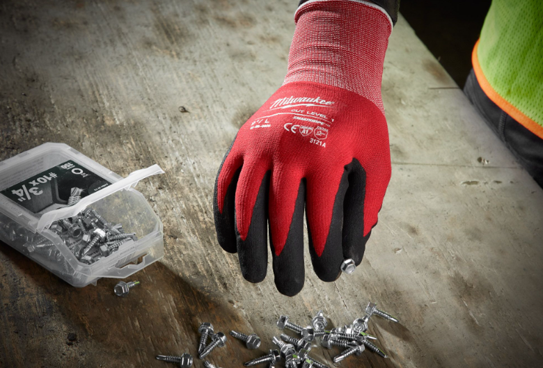 Guantes de nitrilo de nivel 1 de corte Talla XL 48-22-8917