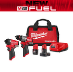 Kit combinado taladro e impacto M12 Fuel Milwaukee 3497-22