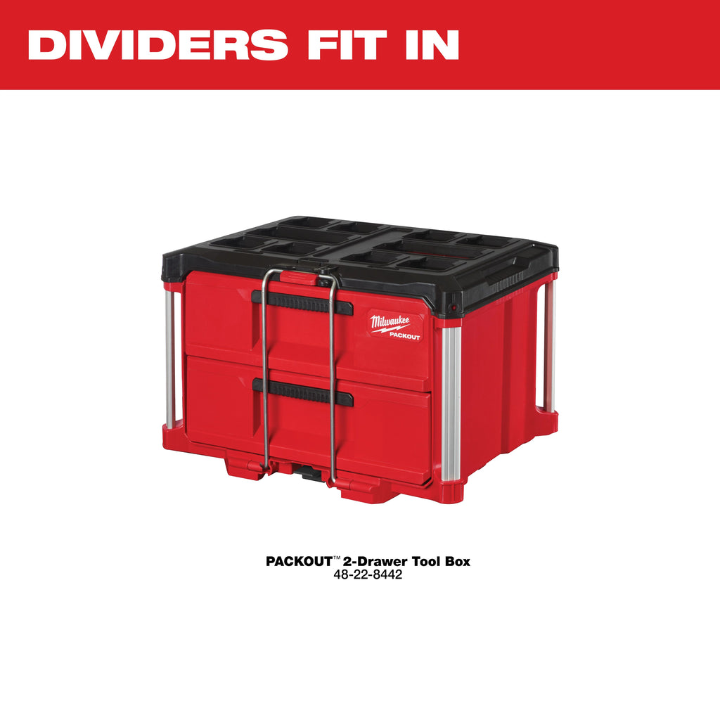Caja herramientas 2 cajones Packout Milwaukee 48-22-8442