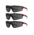 Lentes (3) de seguridad antirrayas ahumados Milwaukee 48-73-2054