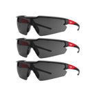 Lentes (3) de seguridad antirrayas ahumados Milwaukee 48-73-2054