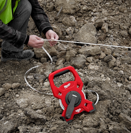 Cinta larga acero carrete abierto de 30.48mt Milwaukee 48-22-5201