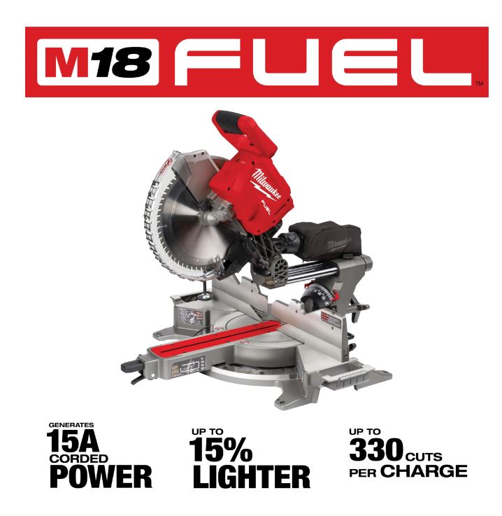 Sierra ingleteadora M18 Fuel de 12″ Milwaukee 2739-20
