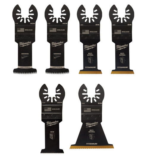 Hojas multiherramienta 6 piezas Milwaukee 49-10-9112
