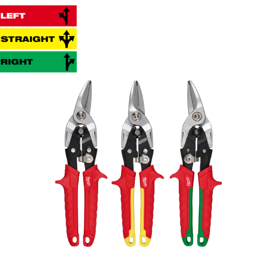 Juego de tijeras cortar de 3 piezas Milwaukee 48-22-4563