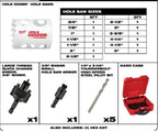 Kit de 21 pz sierra de corona Hole Dozer Milwaukee 49-22-4171