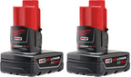 Pack de dos baterías M12 Redlithium XC 3.0 Milwaukee 48-11-2412