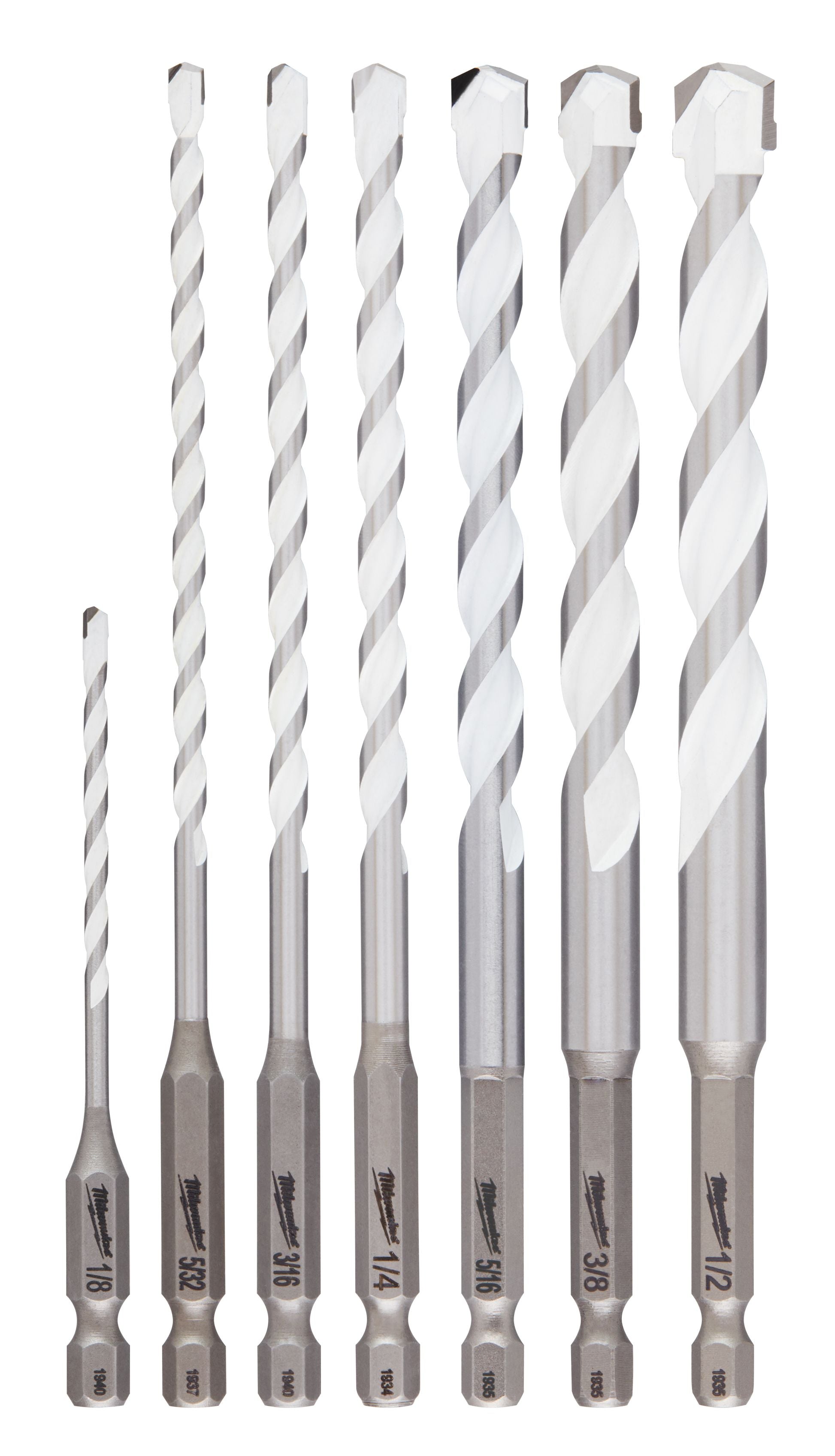 JUEGO BROCAS MULTIMATERIAL CARBURO SHOCKWAVE IMPACT DUTY - 7 PIEZAS 48-20-8899