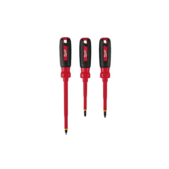 Juego de 3 aislados destornilladores de 1000 V Milwaukee 48-22-2202