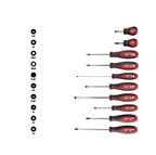 Juego destornilladores 10 PZS MILWAUKEE 48-22-2710