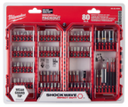 Juego de 80 puntas Shockwave impact duty Milwaukee 48-32-4094