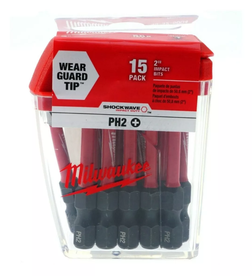PACK 15 PUNTAS DE POTENCIA DE 2" TIPO PH2 TICTAC 48-32-5004