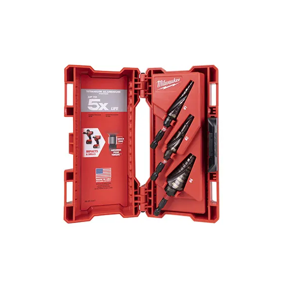 Juego de brocas escalonadas mecánicas Shockwave 48-89-9257