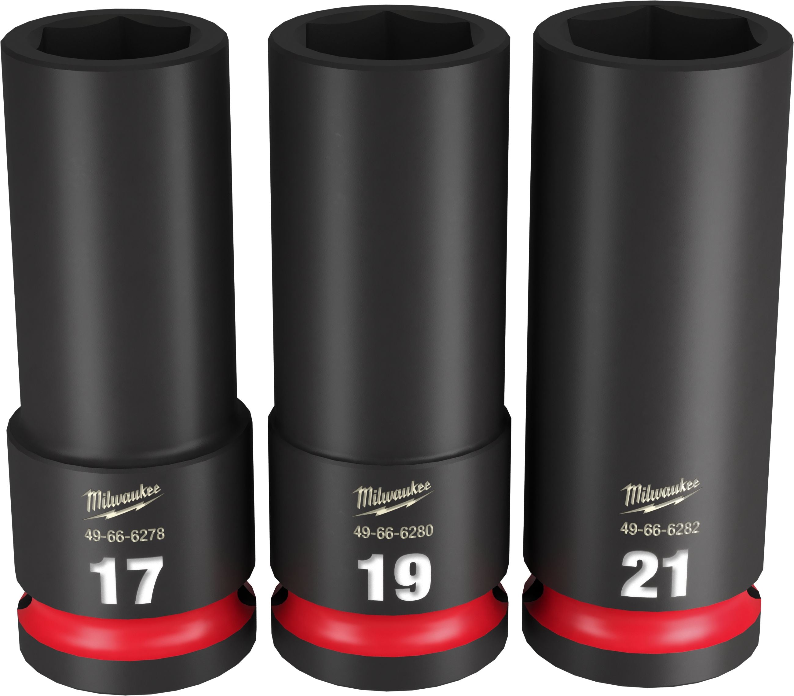 Dados MM profundos 6 ptas de 1/2″3pc Milwaukee 49-66-7025