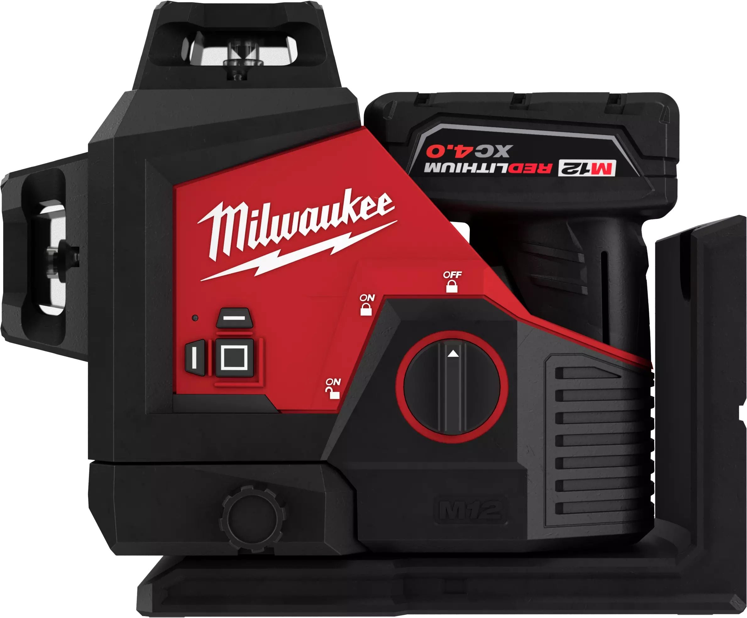 Kit nivel laser verde de 360 de 3 planos M12 Milwaukee 3632-21