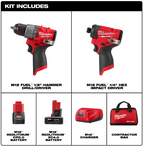Kit combinado taladro e impacto M12 Fuel Milwaukee 3497-22