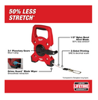 Cinta larga acero carrete abierto de 30.48mt Milwaukee 48-22-5201