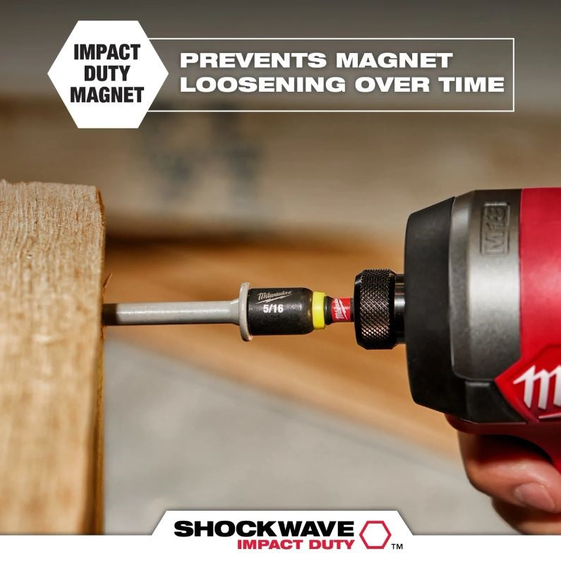 Juego de 6 destornilladores magnéticos para tuercas Shockwave de 6″ Milwaukee 49-66-4567