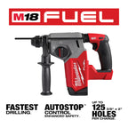 Rotomartillo M18 Fuel Plus de 1″ Milwaukee 2912-20