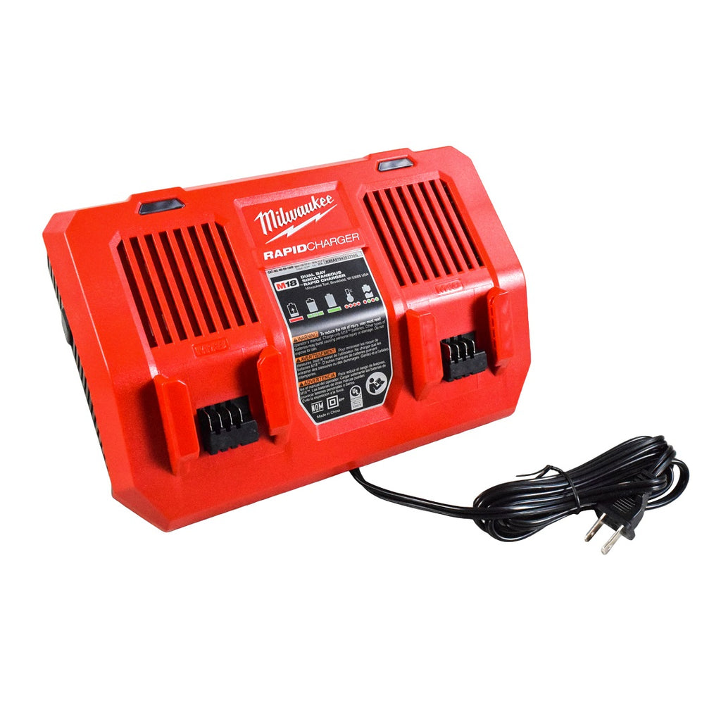 Cargador doble para baterias M18 Milwaukee 48-5902